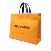 ルイ ヴィトン ショッパー トートMM トートバッグ ショルダーバッグ 2WAY M24457 サフラン オレンジ レザー レディース LOUIS VUITTON 【中古】